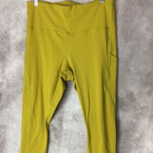 Athleta 1X Leggings Yoga Pants 7/8 Tight Ultimate Stash Pocket